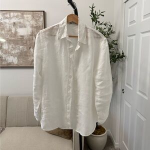 Linen Button-Up Shirt